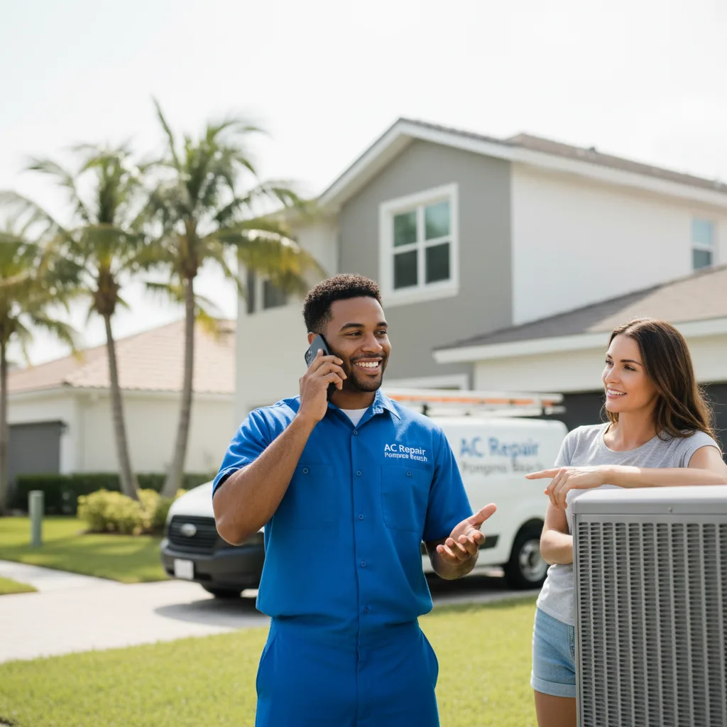 AC Repair Pompano Beach customer support in Fairfax
